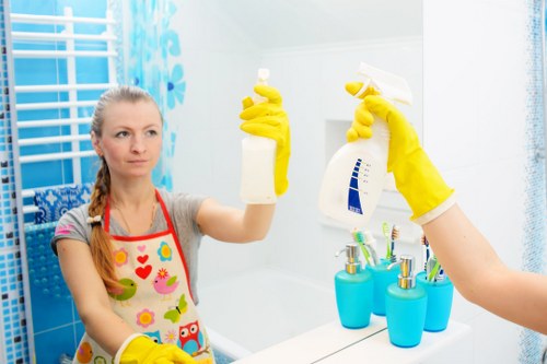 Clean window exterior with sparkling shine