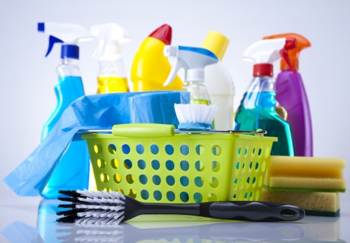 Professional team clearing a house for carpet cleaning