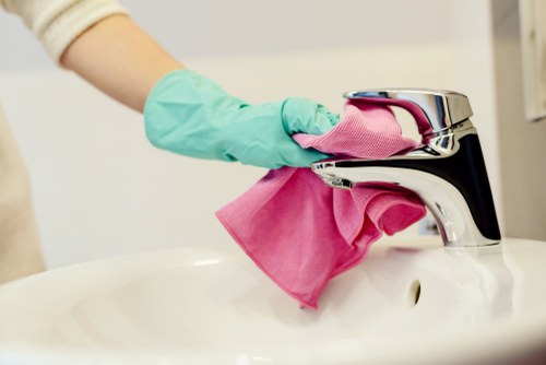 Dry carpet cleaning method