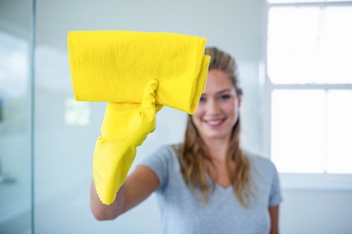 Preparing carpets for professional cleaning services