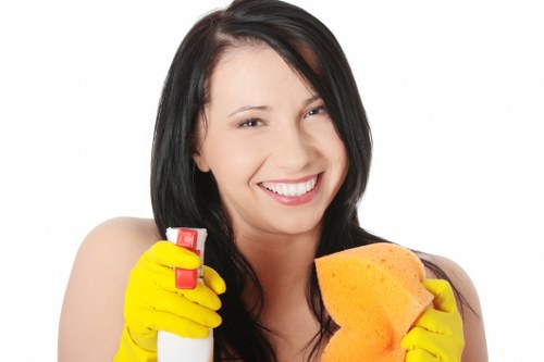 Experienced rug cleaning technician